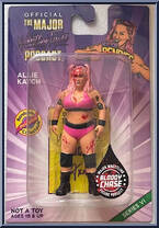 Allie Katch (Bloody Chase) from Major Wrestling Figure Podcast - Major Bendies - Series 6 manufactured by Unknown [Front]