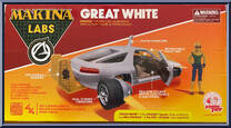 Great White from Makina - Basic Series manufactured by Ramen Toy [Back]