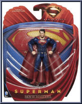 Superman from Man of Steel - Movie Masters - Basic Series manufactured by Mattel [Front]