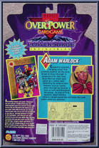 Adam Warlock from Marvel - Overpower manufactured by Toy Biz [Back]