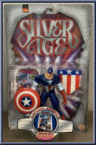 Captain America from Marvel - Silver Age manufactured by Toy Biz [Front]