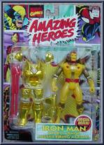 Iron Man (Hydro Armor) from Marvel - Amazing Heroes manufactured by Toy Biz [Front]