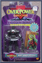 Iron Man (Night Armor) from Marvel - Overpower manufactured by Toy Biz [Front]