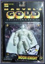 Moon Knight from Marvel - Gold manufactured by Toy Biz [Front]
