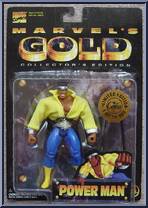 Power Man from Marvel - Gold manufactured by Toy Biz [Front]