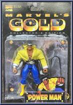Power Man from Marvel - Gold manufactured by Toy Biz [Front]