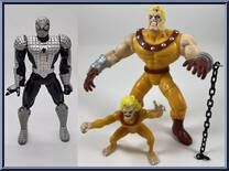 Sabretooth (with Wild Child) & Spider-Man (Spider Armor) Action Figure