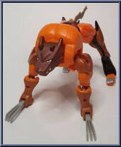 Wolverine (Shadow) from Marvel - Shape Shifters 2005 manufactured by Toy Biz [Loose]