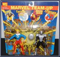 Spider-Man (Spider Armor) and Human Torch (Johnny Storm)