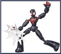 Miles Morales from Marvel - Bend and Flex - Basic Series manufactured by Hasbro [Loose]