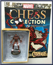 Carnage from Marvel Chess Collection - Basic Series manufactured by Eaglemoss [Front]
