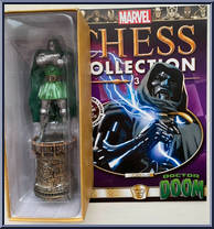 Doctor Doom from Marvel Chess Collection - Basic Series manufactured by Eaglemoss [Front]