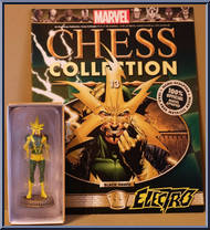 Electro from Marvel Chess Collection - Basic Series manufactured by Eaglemoss [Front]