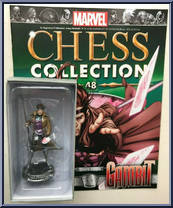 Gambit from Marvel Chess Collection - Basic Series manufactured by Eaglemoss [Front]