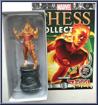 Human Torch from Marvel Chess Collection - Basic Series manufactured by Eaglemoss [Front]