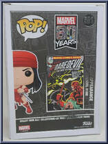 Elektra (1st Appearance) from Marvel - 80 Years Pop! manufactured by Funko [Back]