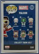 Falcon (Classic) from Marvel - Marvel Universe Pop! manufactured by Funko [Back]