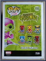Green Goblin (Glider) (Glows in the Dark) from Marvel - Marvel Universe Pop! manufactured by Funko [Back]