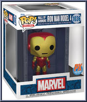 Hall of Armor: Iron Man Model 4 from Marvel - Marvel Universe Pop! manufactured by Funko [Front]