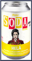 Hela (Glow in the Dark Daggers) from Marvel - What if…? Soda manufactured by Funko [Front]