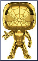 Iron Spider (Gold Chrome) from Marvel - Marvel Stud10s Pop! manufactured by Funko [Loose]