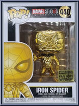 Iron Spider (Gold Chrome) from Marvel - Marvel Stud10s Pop! manufactured by Funko [Front]