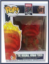 Original Human Torch (1st Appearance) from Marvel - 80 Years Pop! manufactured by Funko [Front]