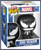 She-Venom from Marvel - Bitty Pop! manufactured by Funko [Front]