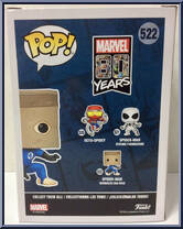 Spider-Man (Bombastic Bag-Man) from Marvel - 80 Years Pop! manufactured by Funko [Back]
