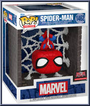 Spider-Man (Hanging from Web) (Deluxe) from Marvel - Marvel Universe Pop! manufactured by Funko [Front]