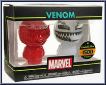 Venom (Red & White) (2 Pack) from Marvel - Hikari XS manufactured by Funko [Front]