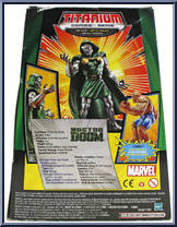 Doctor Doom from Marvel - Marvel Legends - Titanium Series (Die-Cast) manufactured by Galoob [Back]