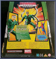 Doctor Octopus from Marvel - Marvel Heroes - Titanium Series (Die-Cast) manufactured by Galoob [Back]