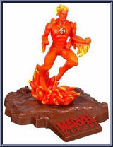 Human Torch (Marvel Legends) from Marvel - Titanium Series (Die-Cast) manufactured by Galoob [Loose]