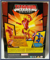 Iron Man from Marvel - Marvel Legends - Titanium Series (Die-Cast) manufactured by Galoob [Back]