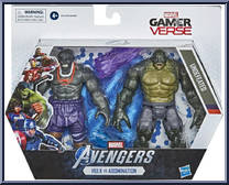 Hulk vs. Abomination from Marvel - Gamerverse - Avengers manufactured by Hasbro [Front]