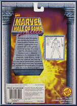 Elektra (Silver Uniform) from Marvel - Hall of Fame - She-Force - Series 2 manufactured by Toy Biz [Back]