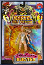 Elektra (Silver Uniform) from Marvel - Hall of Fame - She-Force - Series 2 manufactured by Toy Biz [Front]