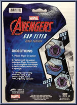 Black Panther Cap Flyer from Marvel - Avengers manufactured by Ja-Ru [Back]
