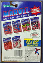 Captain America from Marvel - Bend-Ems manufactured by Just Toys [Back]