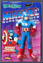 Captain America from Marvel - Bend-Ems manufactured by Just Toys [Front]