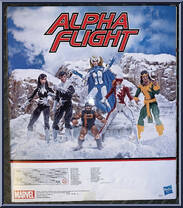 Alpha Flight from Marvel Legends - 80th Anniversary Series - Exclusives manufactured by Hasbro [Back]