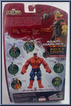 Adam Warlock from Marvel Legends - Red Hulk Series manufactured by Hasbro [Back]