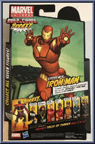 Extremis Iron Man (Blue Armor) from Marvel Legends - Terrax Series manufactured by Hasbro [Back]