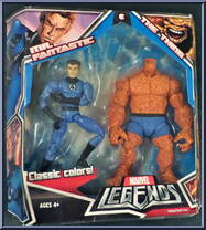 Mr. Fantastic / The Thing from Marvel Legends - Twin Packs - Series 1 manufactured by Hasbro [Front]