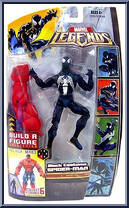 Spider-Man (Black Suit) from Marvel Legends - Red Hulk Series manufactured by Hasbro [Front]