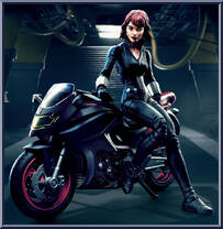 Black Widow Cycle Action Figure