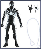 Future Foundation Spider-Man (Stealth Suit) from Marvel Legends - Infinite Series - Exclusives manufactured by Hasbro [Loose]