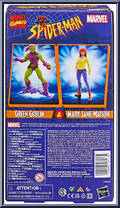 Green Goblin & Mary Jane Watson from Marvel Legends - Infinite Series - Exclusives manufactured by Hasbro [Back]