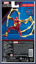 Iron Spider from Marvel Legends - Infinite Series - Exclusives manufactured by Hasbro [Back]